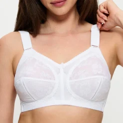 Soutien-gorge emboitant armatures blanc