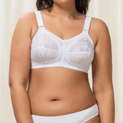 Soutien-gorge emboitant armatures blanc