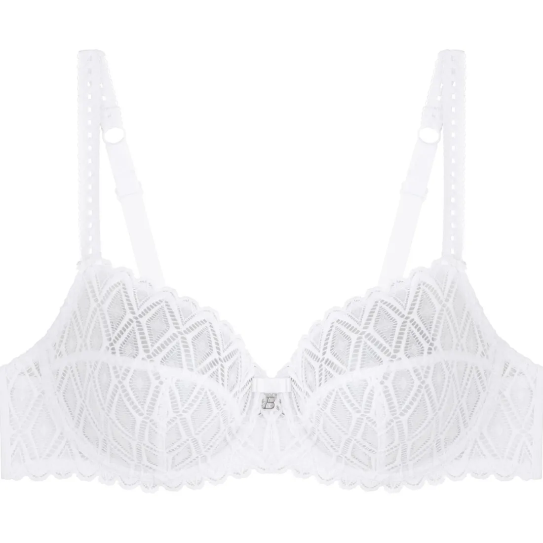 Soutien-gorge emboitant armatures blanc