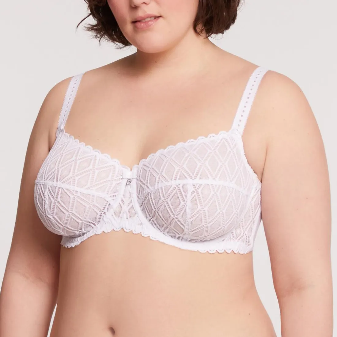 Soutien-gorge emboitant armatures blanc