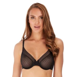 Soutien-gorge emboitant armatures noir APHRODITE