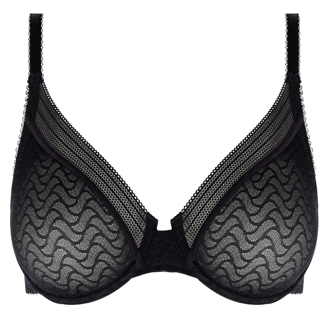 Soutien-gorge emboitant armatures noir APHRODITE