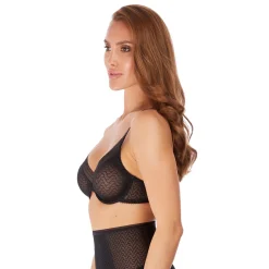 Soutien-gorge emboitant armatures noir APHRODITE
