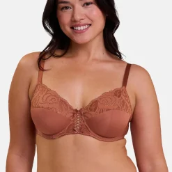 Soutien-gorge emboitant avec armatures - Brun Bruschetta