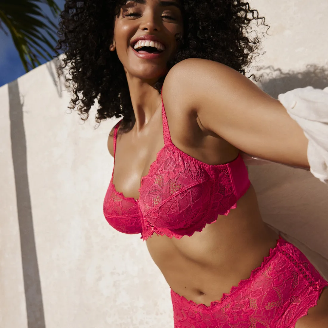 Soutien-gorge emboitant avec armatures - Rose