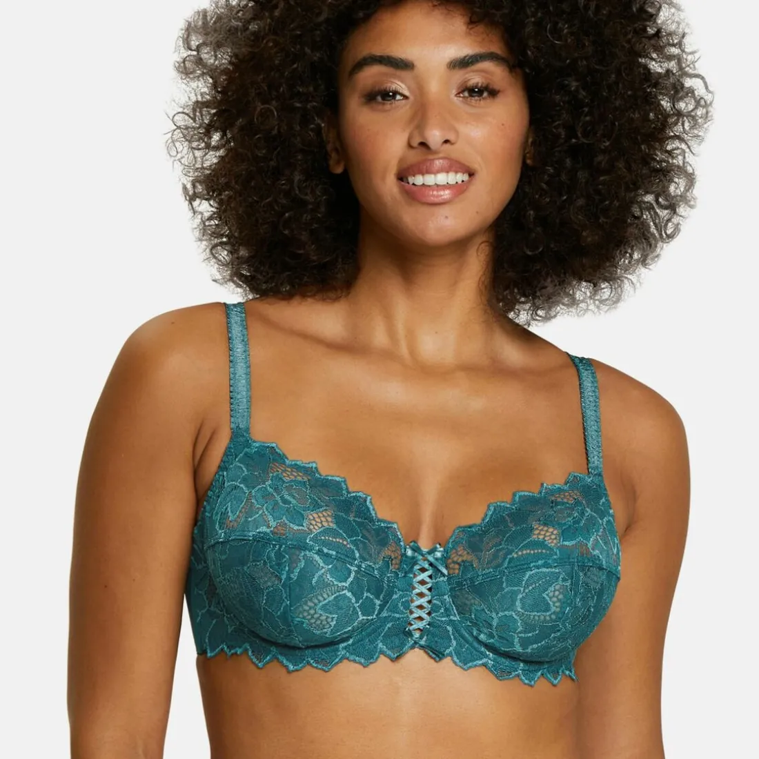 Soutien-gorge emboitant avec armatures - Vert