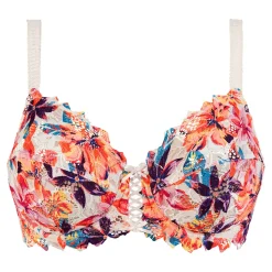 Soutien-gorge emboitant avec armatures Imprimé Fleurs