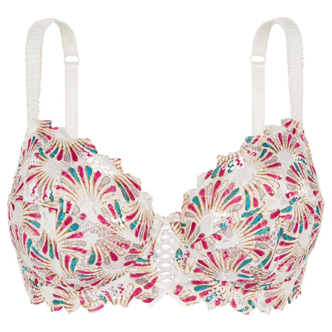 Soutien-gorge emboitant avec armatures en dentelle