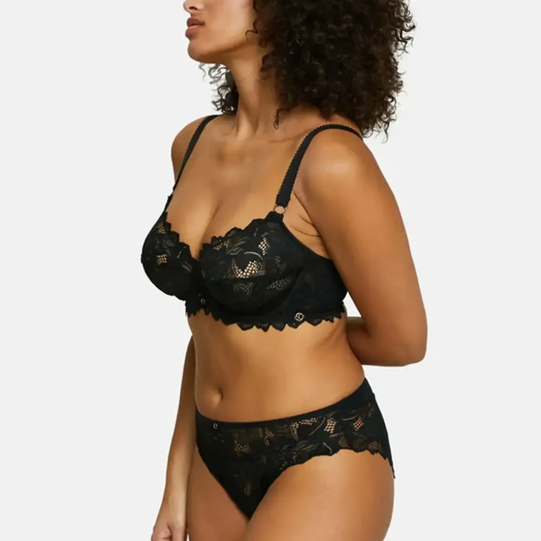 Soutien-gorge emboitant dentelle avec armatures noir - Arum Prima