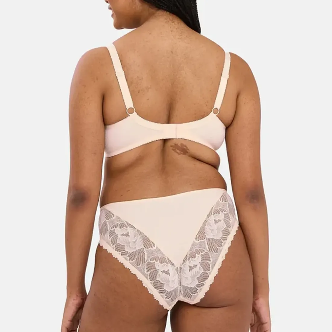 Soutien-gorge emboitant grand maintien à armatures - Rose