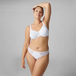 Soutien-gorge emboitant moulé blanc