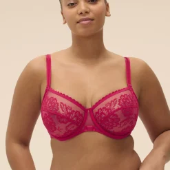 Soutien-gorge emboitant Romance - Cramberry rouge
