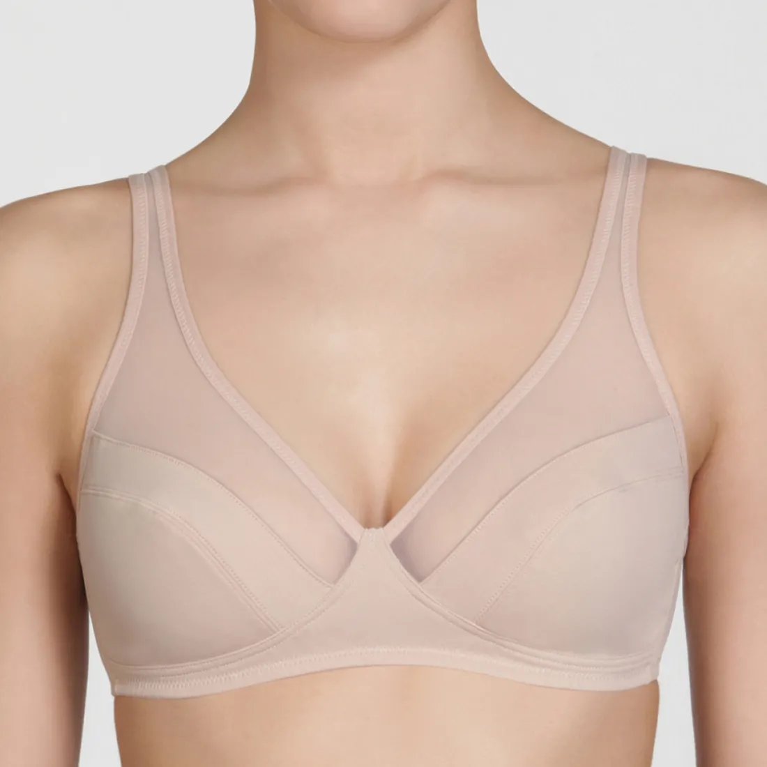 Soutien-gorge emboitant sans armatures beige - Generous Dim