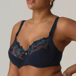 Soutien-gorge emboîtant à armatures bleu