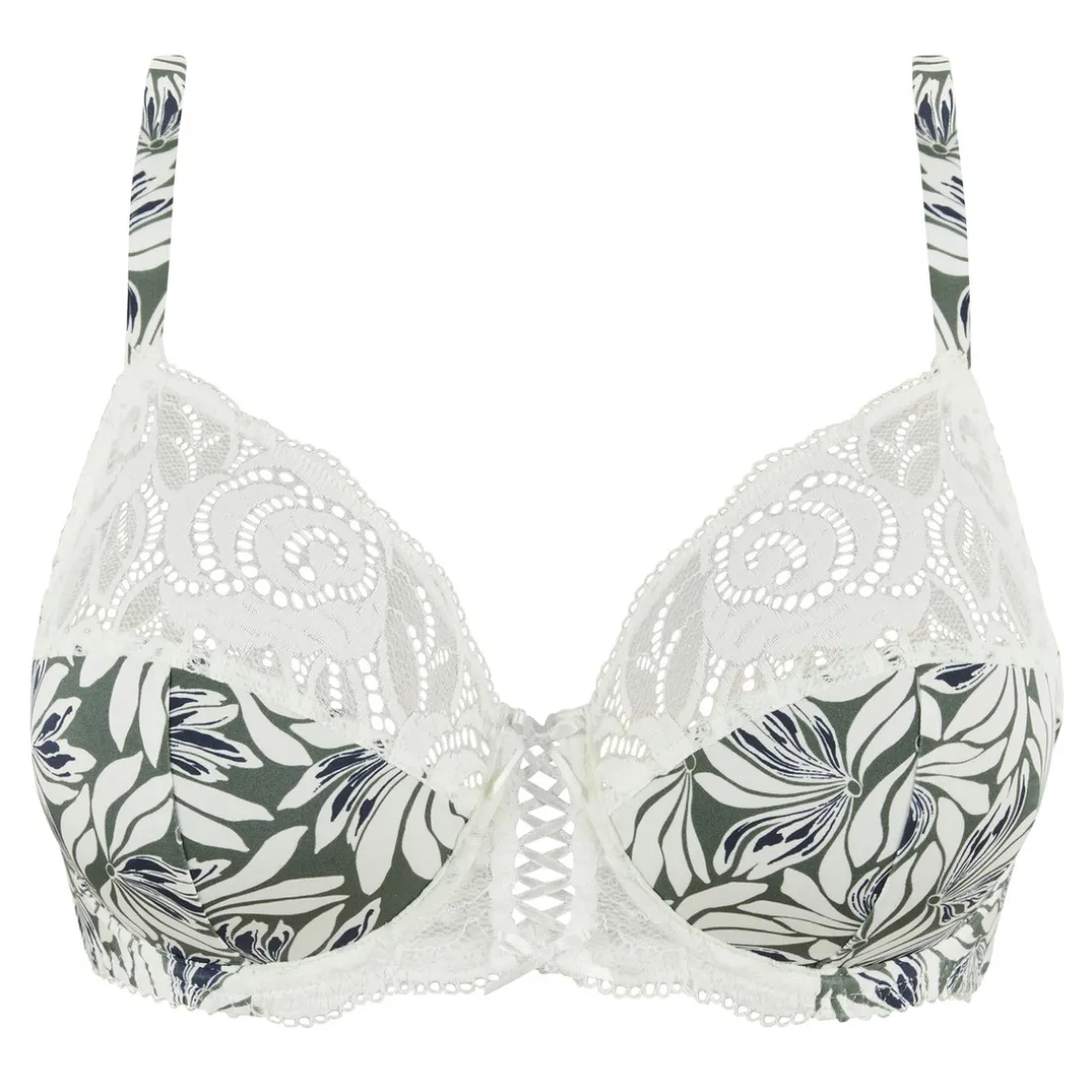 Soutien-gorge emboîtant Amélie Print Imprimé Floral Vert Thym