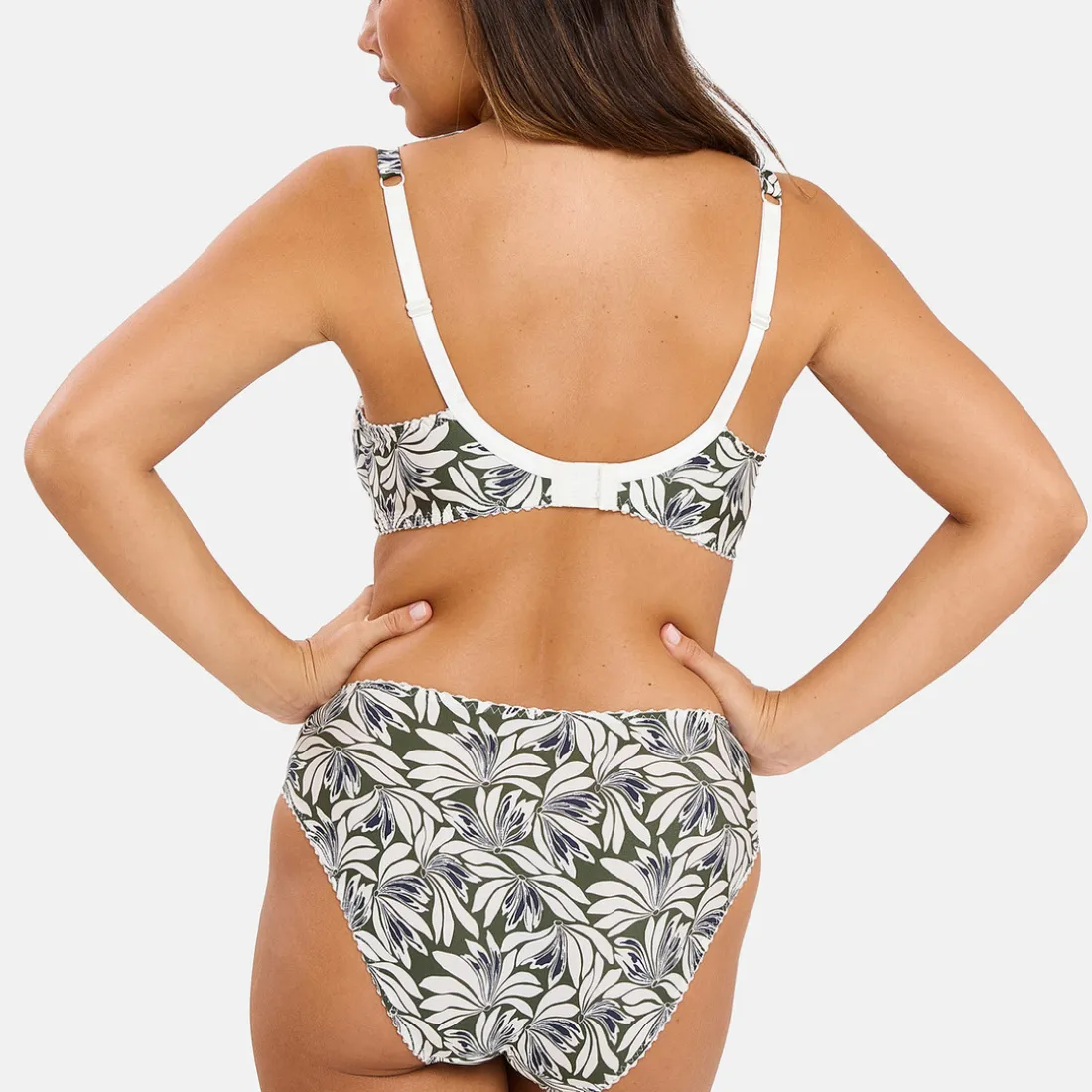 Soutien-gorge emboîtant Amélie Print Imprimé Floral Vert Thym