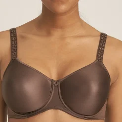 Soutien-gorge emboîtant armatures marron