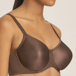 Soutien-gorge emboîtant armatures marron