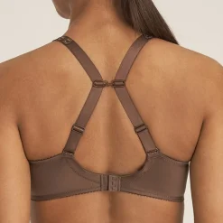 Soutien-gorge emboîtant armatures marron