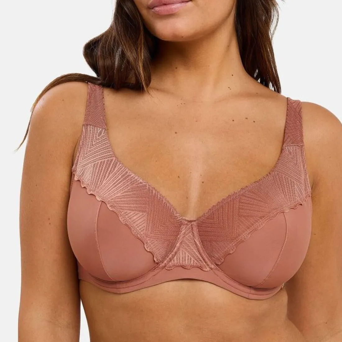 Soutien-gorge emboîtant Daily Softness Noisette rose
