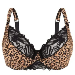 Soutien-gorge emboîtant Lya Imprimé Léopard Mocha - Marron