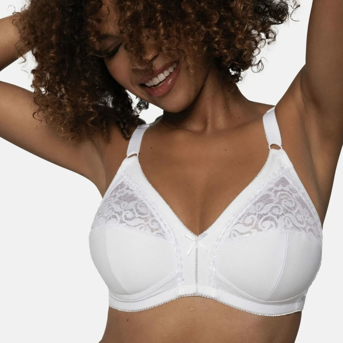 Soutien-Gorge Emboîtant sans armatures Blanc en coton