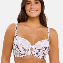 Soutien-gorge emboîtant Sophie Oiseaux Graphiques blanc