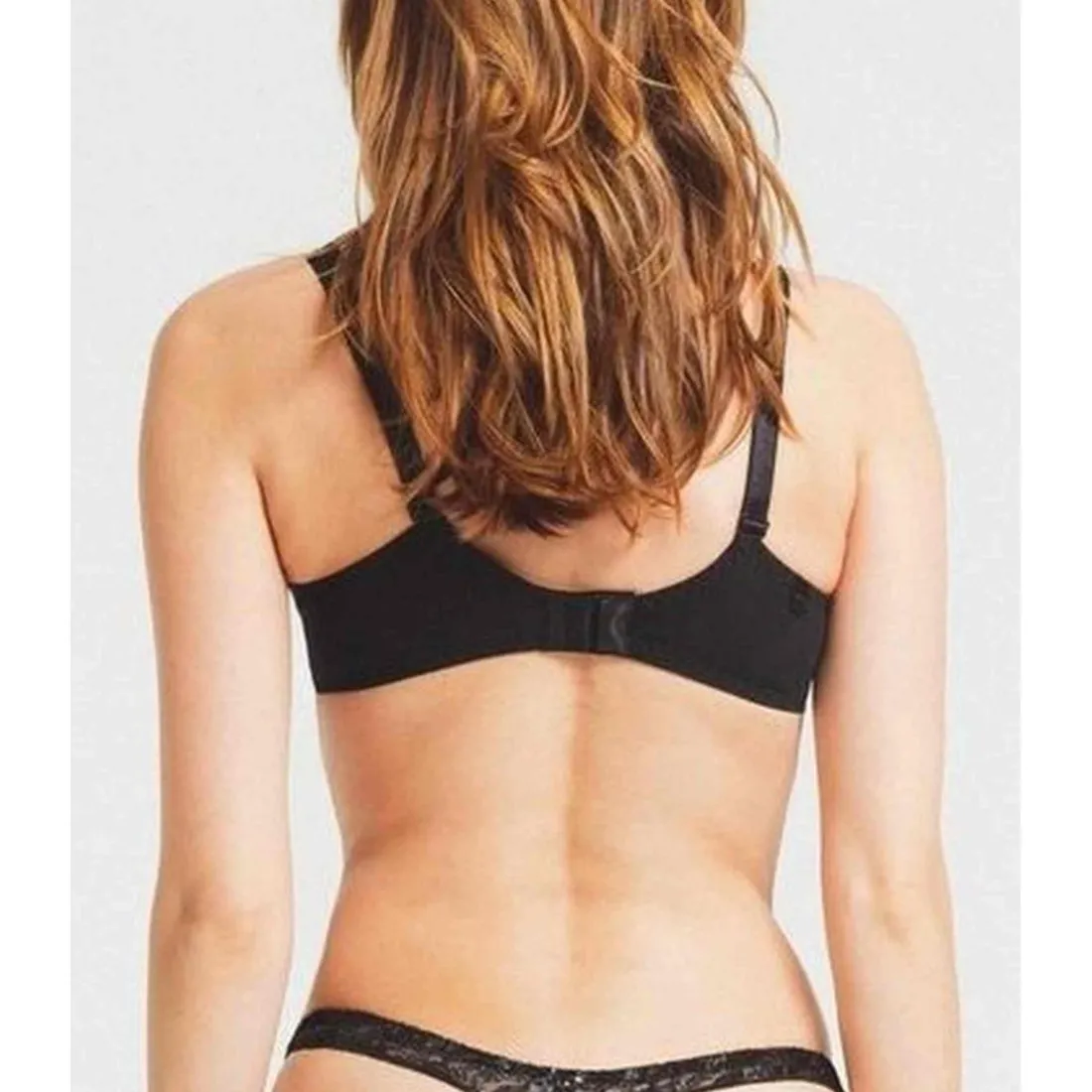 Soutien-gorge Foulard Armatures semi-transparent - Louisa Bracq Noir