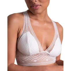 Soutien-gorge foulard sans armatures blanc