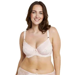 Soutien-gorge grand maintien poudre Louange rose