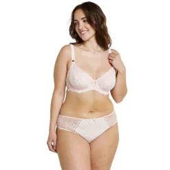 Soutien-gorge grand maintien poudre Louange rose