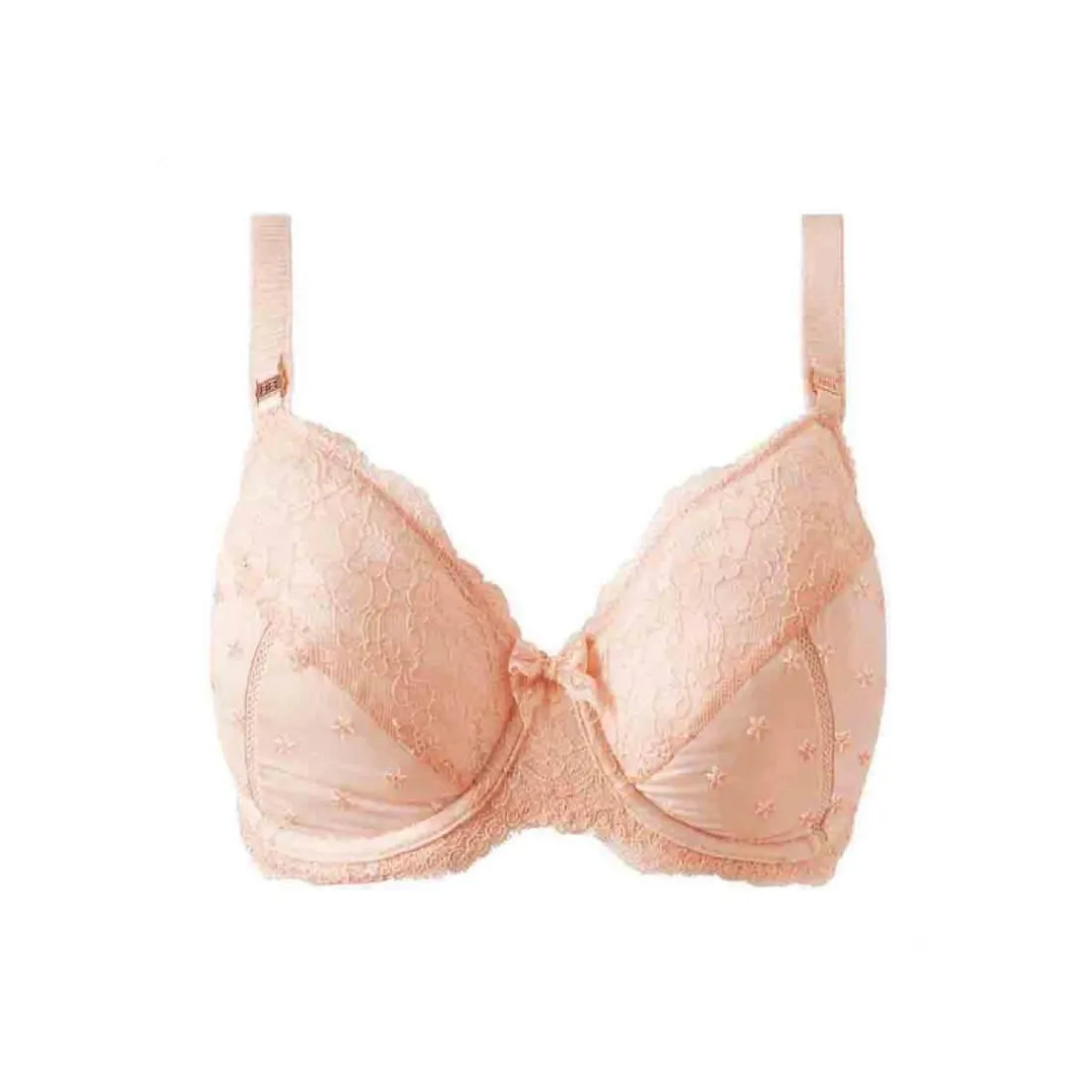 Soutien-gorge grand maintien poudre Louange rose