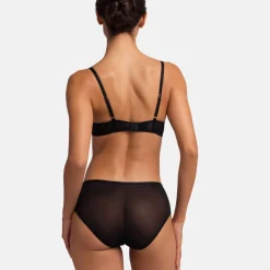 Soutien-gorge légèrement rembourré Noir et beige