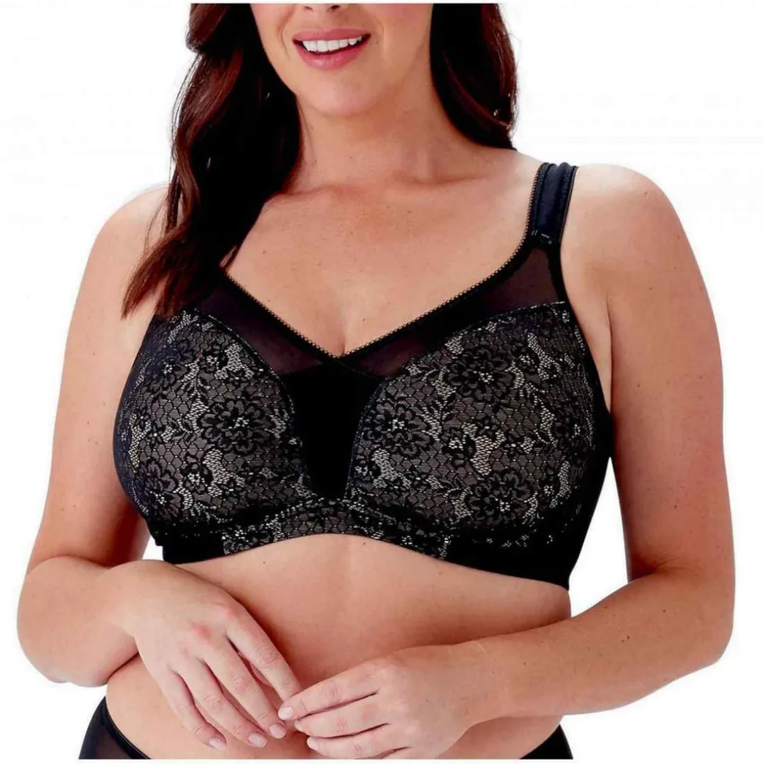 Soutien-gorge minimiser sans armatures - Noir
