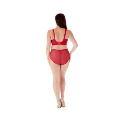 Soutien-gorge minimiseur armatures - Rouge