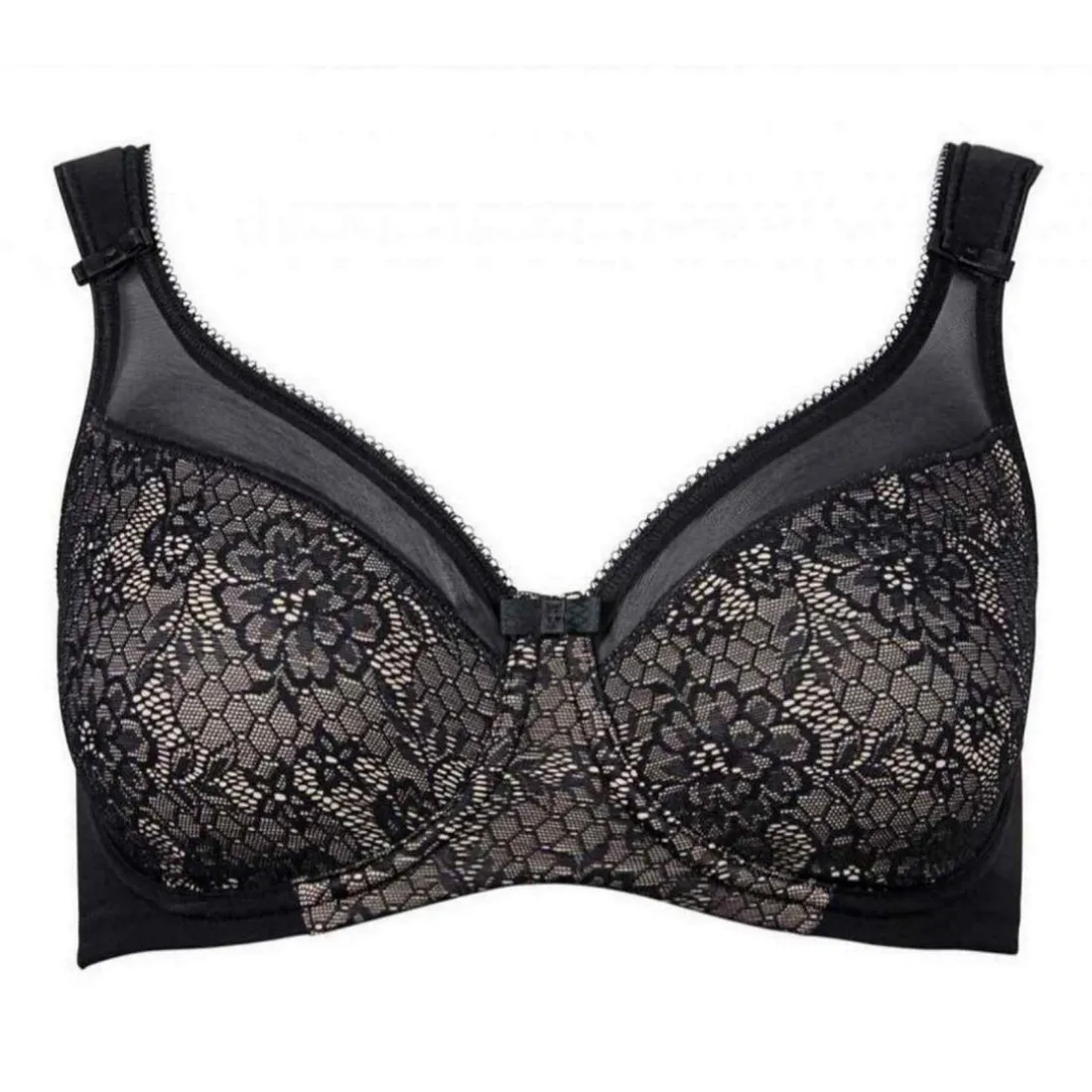 Soutien-Gorge Minimiseur Dentelle Noir