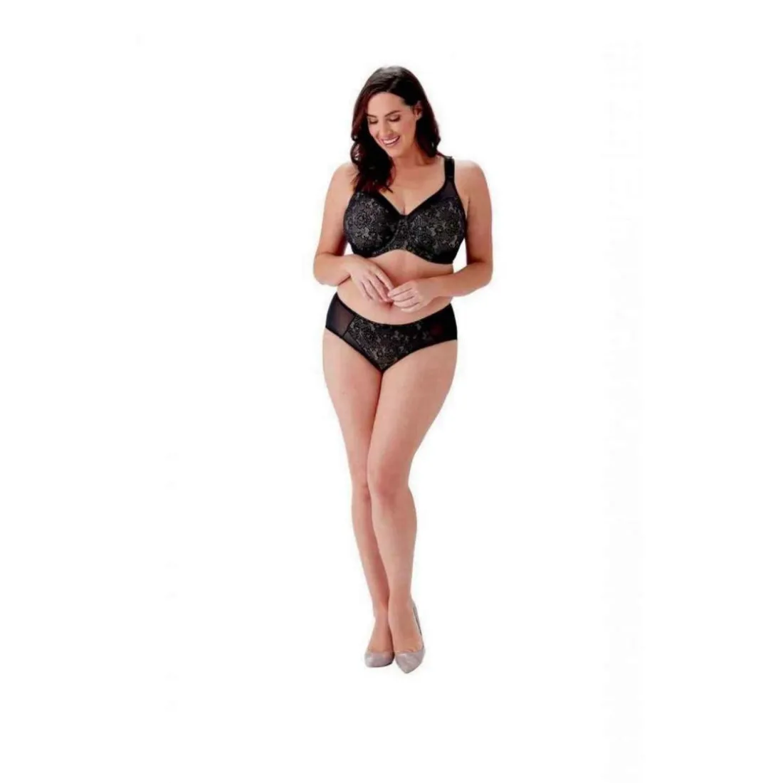 Soutien-Gorge Minimiseur Dentelle Noir