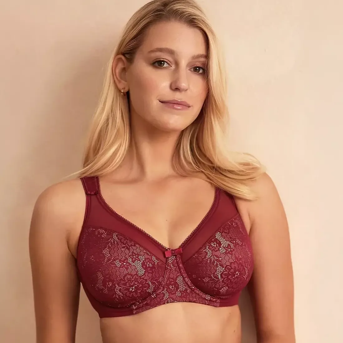 Soutien-gorge minimizer armatures rouge BERLEI