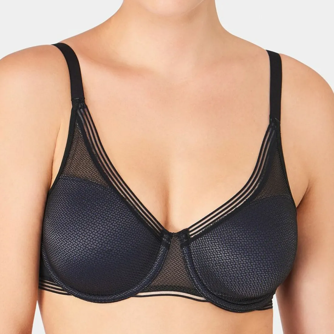 Soutien-gorge minimizer armatures noir Infinite Sensation W01