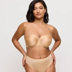 Soutien-gorge moulé à bretelles amovibles PrimaDonna SATIN cognac-Prima Donna
