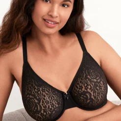 Soutien-gorge moulé noir-Wacoal
