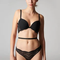 Soutien-gorge multi-positions dos nu Noir