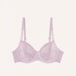 Soutien-gorge paddé à armatures - Lilas violet