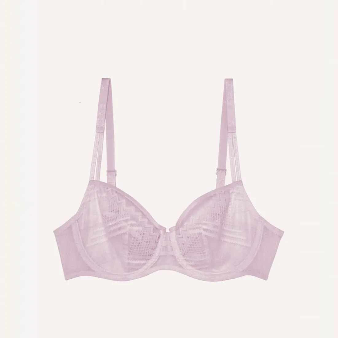 Soutien-gorge paddé à armatures - Lilas violet