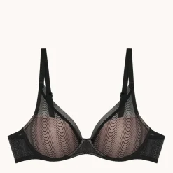 Soutien-gorge plongeant - Noir