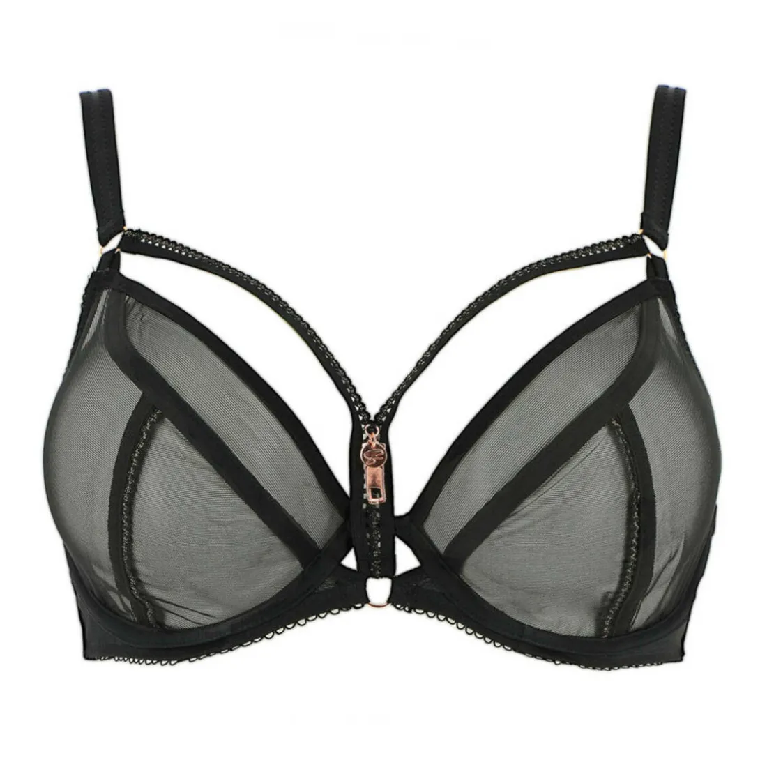 Soutien-gorge Plongeant Armatures Scantilly - Noir