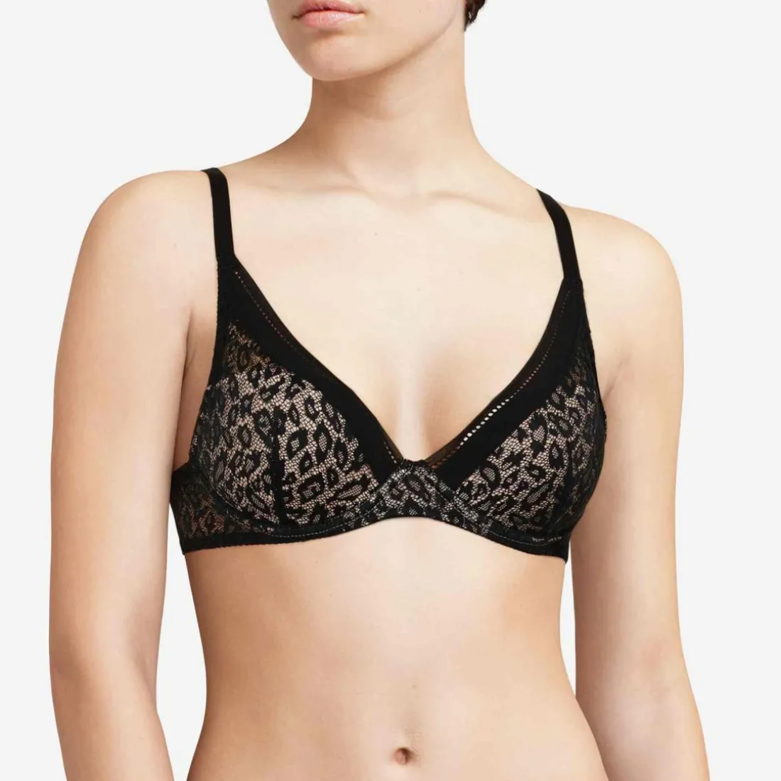 Soutien-gorge Plongeant Armatures - Noir NICOLE Passionata