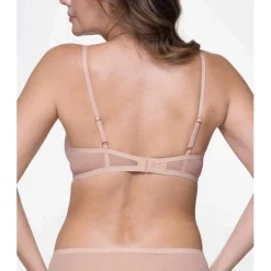 Soutien-gorge plongeant armatures - Rose