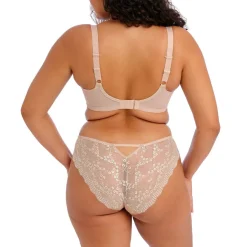 Soutien-gorge plongeant armatures - Beige Elomi en nylon