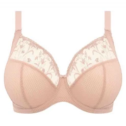 Soutien-gorge plongeant armatures - Beige Elomi en nylon